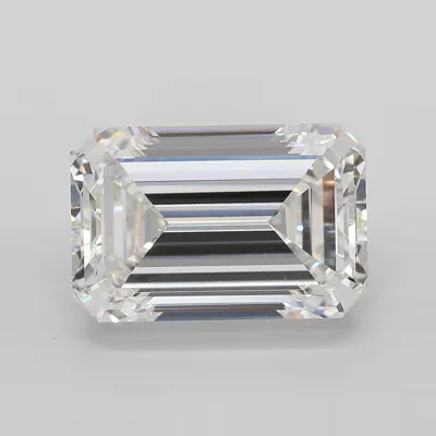 11.03ct F VS1 Rare Carat Ideal Cut Emerald Lab Grown Diamond