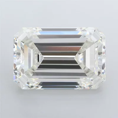6.04ct G VS1 Rare Carat Ideal Cut Emerald Lab Grown Diamond