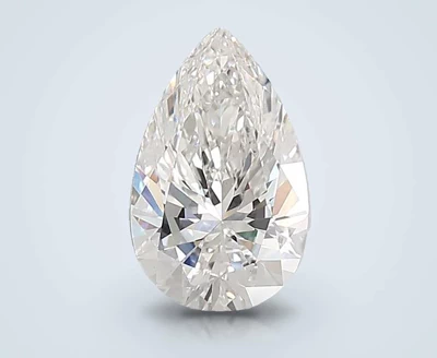 3.51ct F VS1 Rare Carat Ideal Cut Pear Lab Grown Diamond