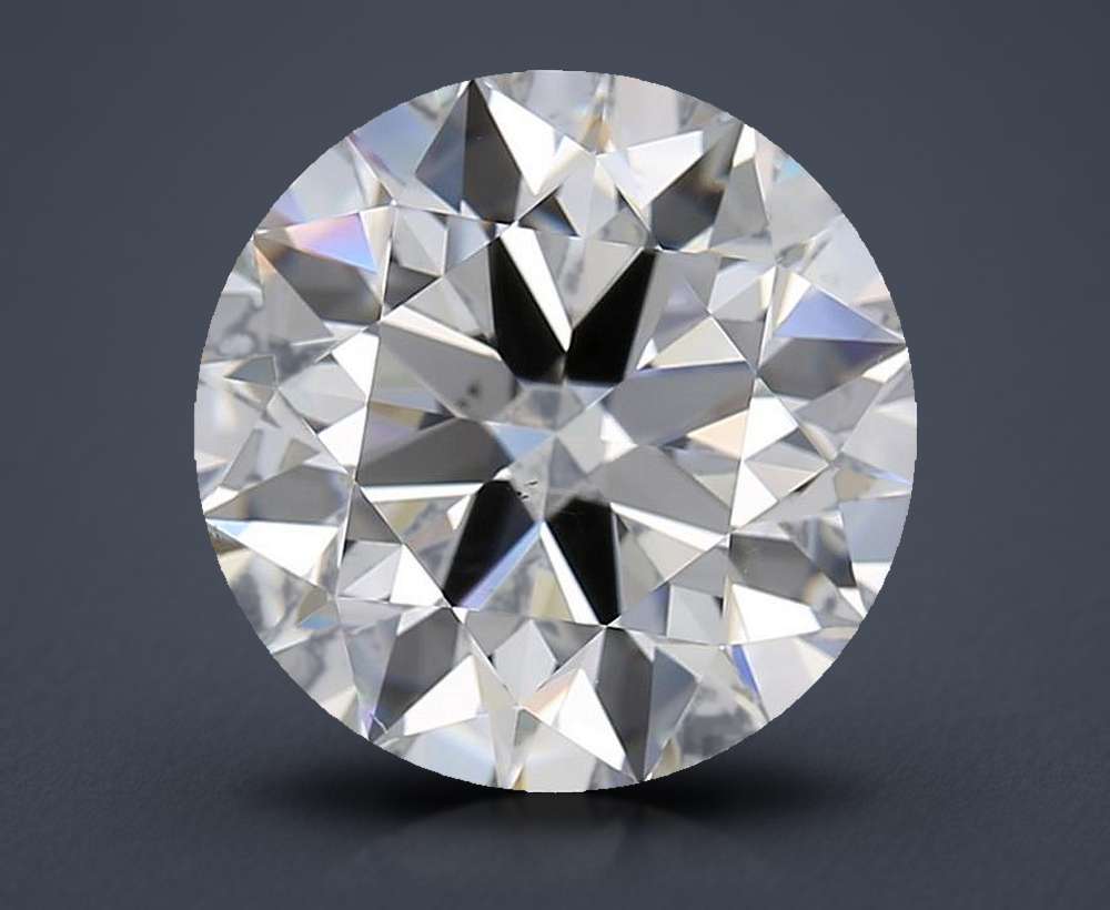 3.80ct F VS2 Rare Carat Ideal Cut Round Diamond