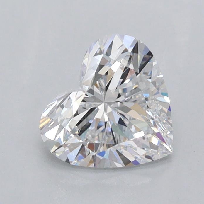 0.85ct D VVS2 Rare Carat Ideal Cut Heart Lab Grown Diamond