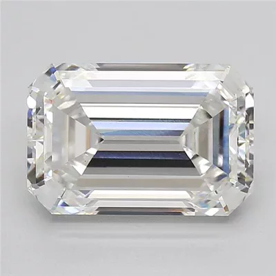 7.09ct E VS1 Excellent Cut Emerald Lab Grown Diamond