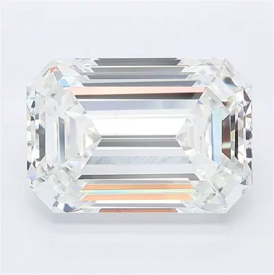 6.02ct E VS1 Rare Carat Ideal Cut Emerald Lab Grown Diamond