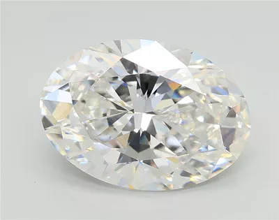 3.01ct E VVS2 Very Good Cut Oval Lab Grown Diamond