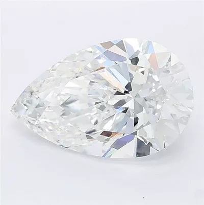 2.58ct E VVS2 Rare Carat Ideal Cut Pear Lab Grown Diamond