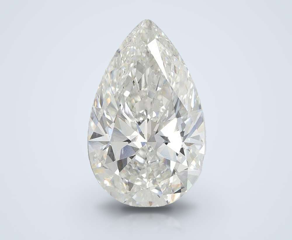 10.04ct G VVS2 Rare Carat Ideal Cut Pear Lab Grown Diamond