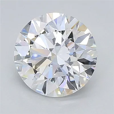 2.01ct D VS2 Rare Carat Ideal Cut Round Lab Grown Diamond