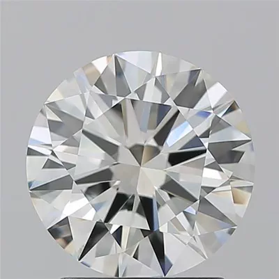 2.01ct K IF Rare Carat Ideal Cut Round Diamond