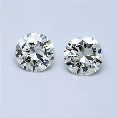 4.02ct J SI2 Very Good Cut Round Diamond