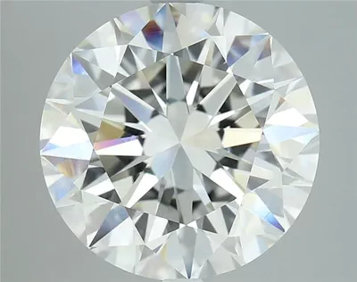 5.01ct I VVS2 Rare Carat Ideal Cut Round Diamond