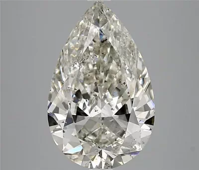 3.53ct K SI2 Excellent Cut Pear Diamond