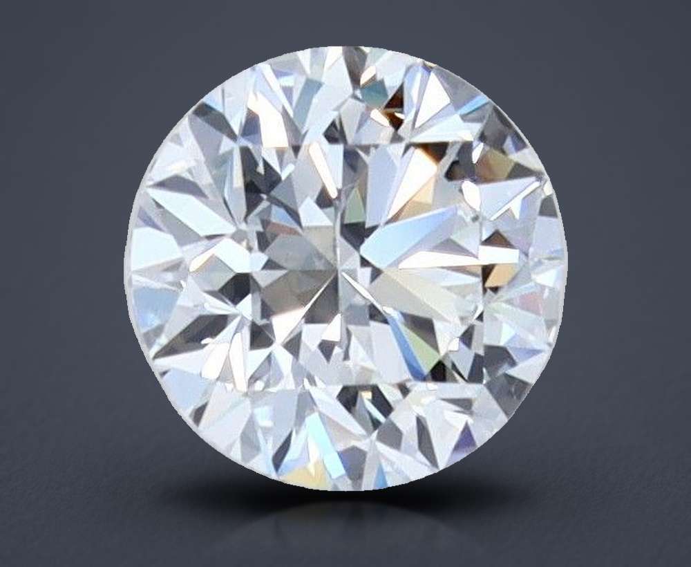 0.97ct D VS1 Rare Carat Ideal Cut Round Diamond