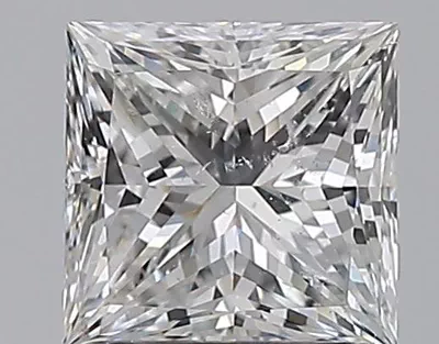 1.29ct F SI2 Rare Carat Ideal Cut Princess Diamond
