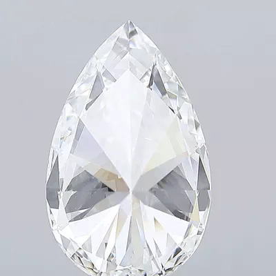 8.09ct E VVS2 Rare Carat Ideal Cut Pear Lab Grown Diamond