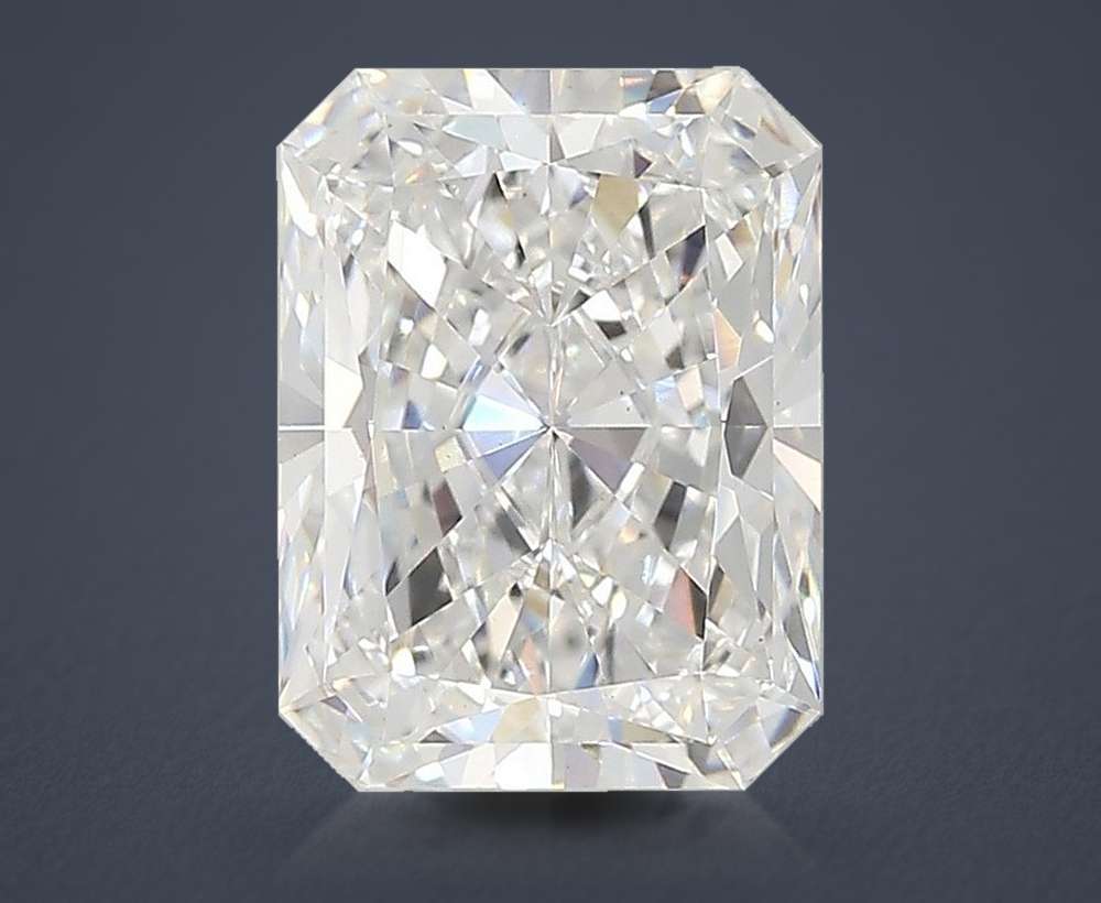 3.08ct E VS1 Rare Carat Ideal Cut Radiant Lab Grown Diamond