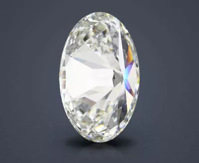 13.04ct F VVS2 Rare Carat Ideal Cut Oval Lab Grown Diamond