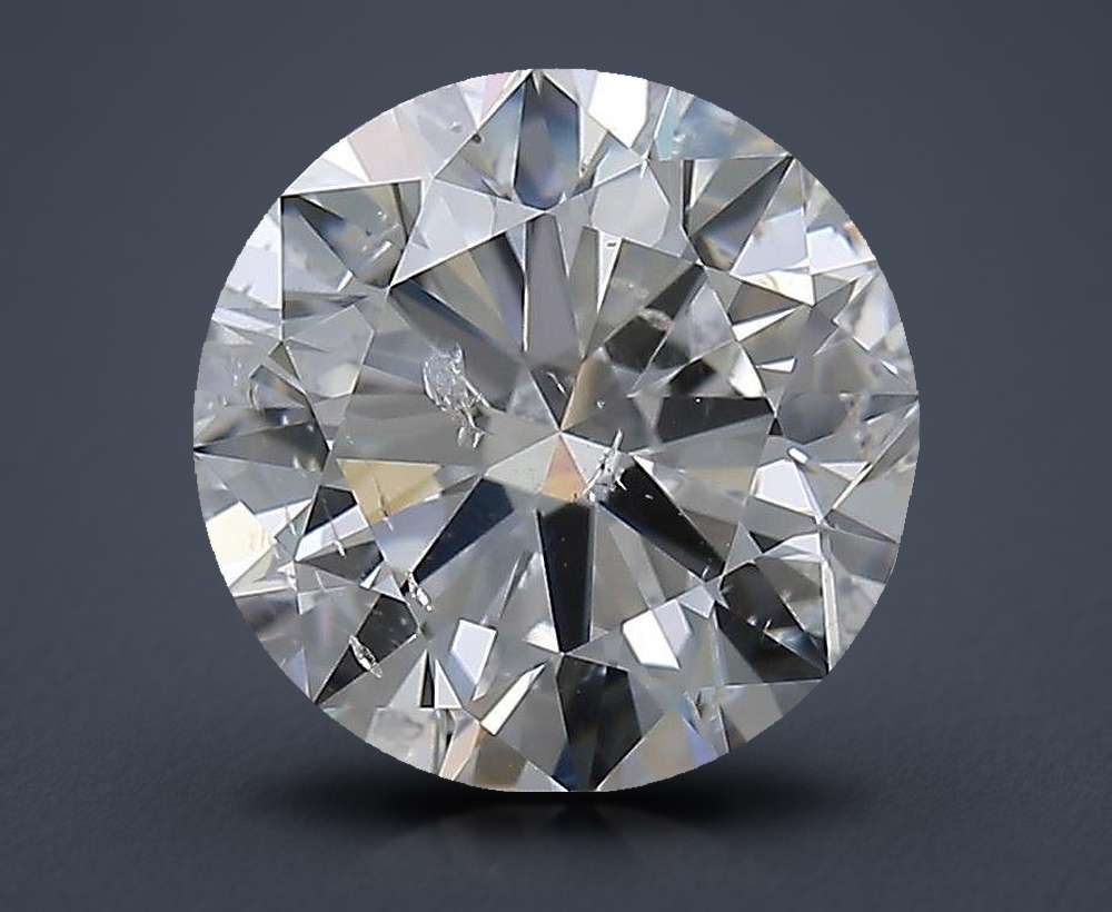 3.00ct G SI2 Rare Carat Ideal Cut Round Diamond