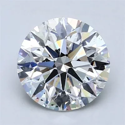 2.01ct G SI2 Rare Carat Ideal Cut Round Diamond
