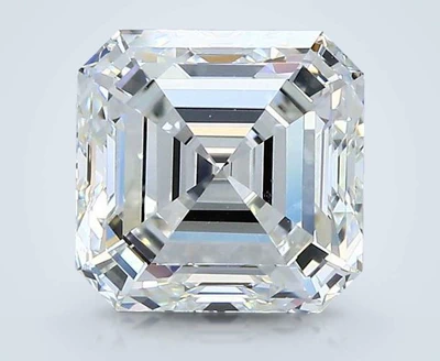 3.02ct H VS1 Rare Carat Ideal Cut Asscher Diamond