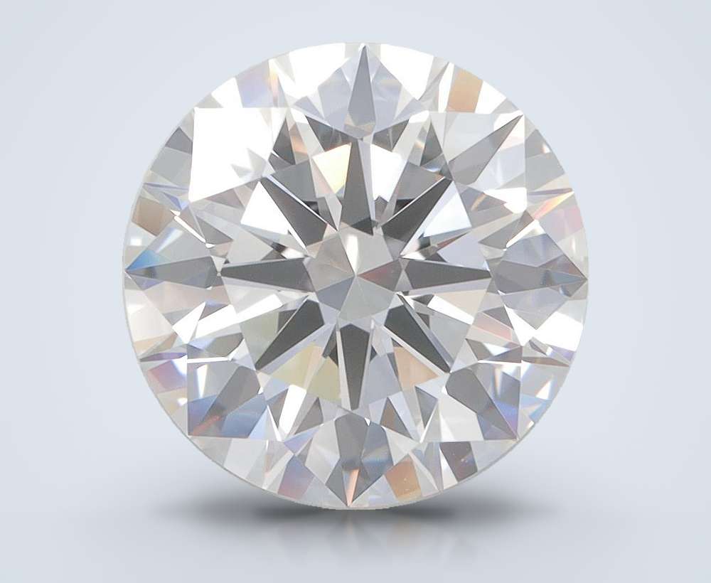 4.71ct F VVS1 Rare Carat Ideal Cut Round Lab Grown Diamond