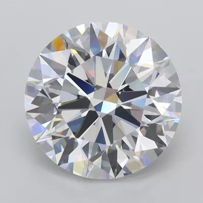 2.56ct D VVS1 Rare Carat Ideal Cut Round Lab Grown Diamond