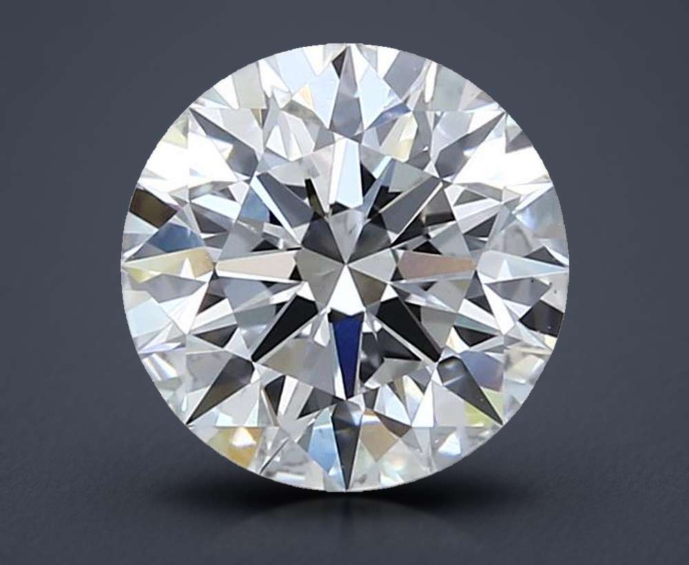 2.03ct D VS1 Rare Carat Ideal Cut Round Lab Grown Diamond