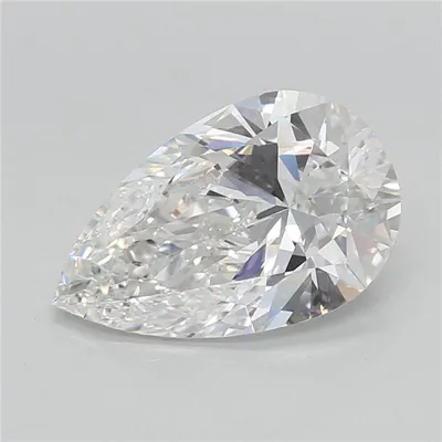 3.01ct E VS1 Rare Carat Ideal Cut Pear Lab Grown Diamond