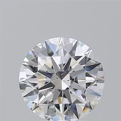 3.01ct D SI2 Rare Carat Ideal Cut Round Diamond