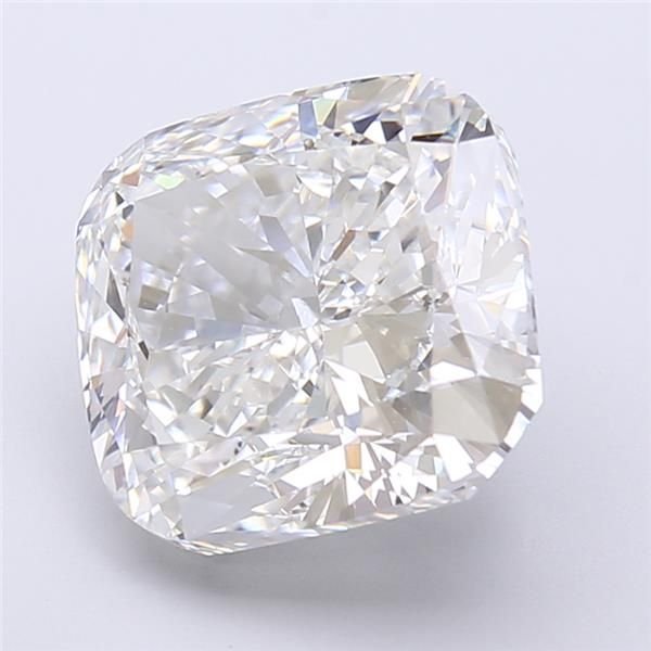6.53ct F VS1 Rare Carat Ideal Cut Cushion Lab Grown Diamond