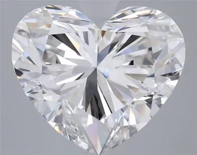 6.08ct F VS1 Rare Carat Ideal Cut Heart Lab Grown Diamond