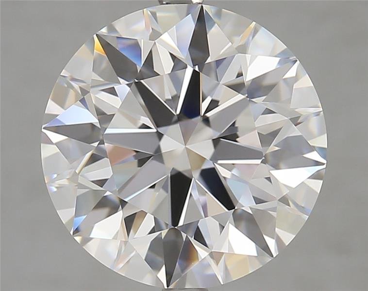 7.04ct D FL Rare Carat Ideal Cut Round Lab Grown Diamond