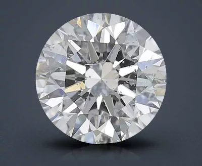 2.51ct D SI2 Rare Carat Ideal Cut Round Diamond