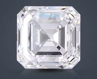 2.13ct D VVS2 Rare Carat Ideal Cut Asscher Lab Grown Diamond