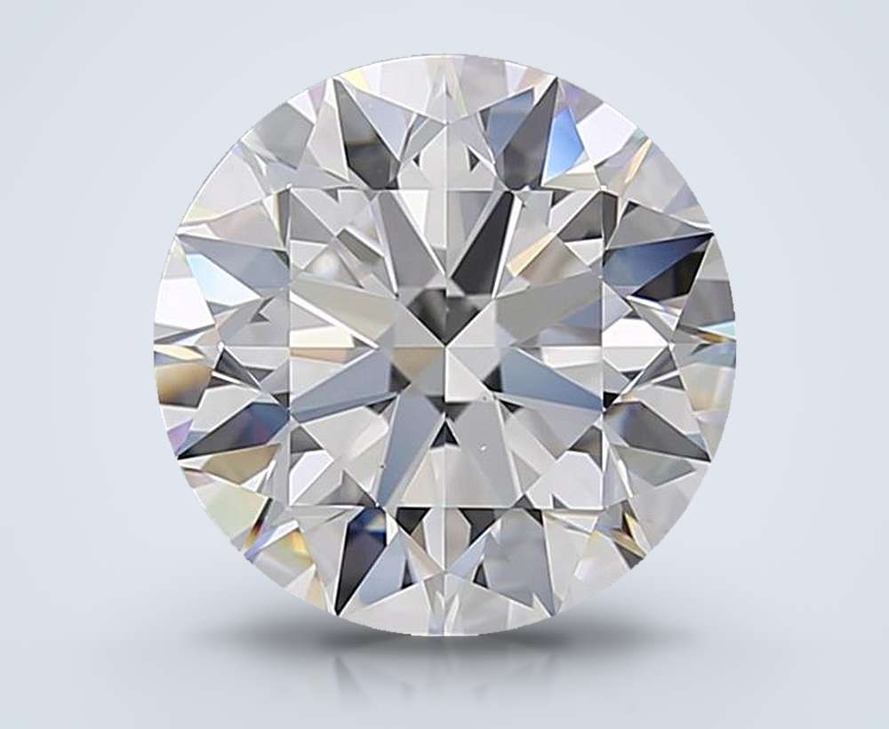 3.52ct D VS2 Rare Carat Ideal Cut Round Diamond