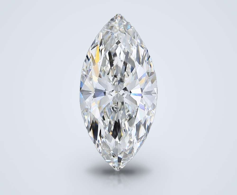 12.03ct F VVS2 Rare Carat Ideal Cut Marquise Lab Grown Diamond
