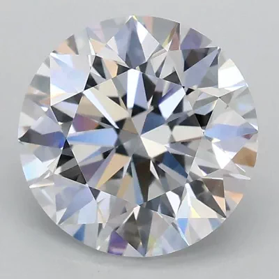 2.03ct D VVS2 Rare Carat Ideal Cut Round Lab Grown Diamond