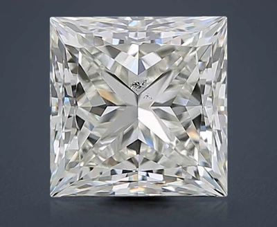 2.02ct J SI2 Rare Carat Ideal Cut Princess Diamond