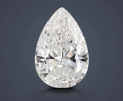 2.03ct E VS1 Rare Carat Ideal Cut Pear Lab Grown Diamond