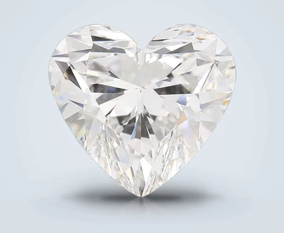 7.07ct E VVS2 Rare Carat Ideal Cut Heart Lab Grown Diamond