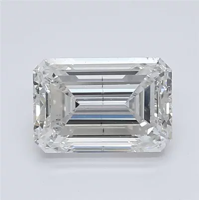 2.10ct G SI1 Excellent Cut Emerald Lab Grown Diamond