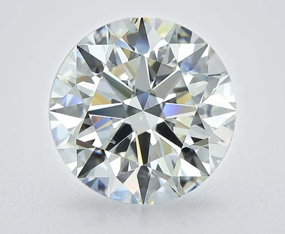 7.02ct K VS2 Rare Carat Ideal Cut Round Diamond