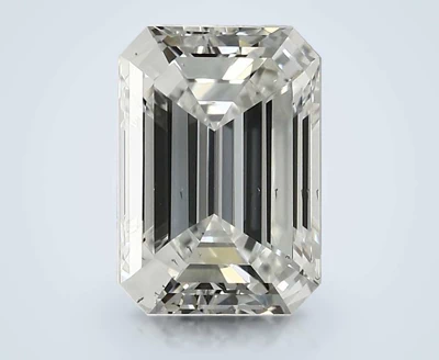 2.01ct H SI1 Rare Carat Ideal Cut Emerald Diamond