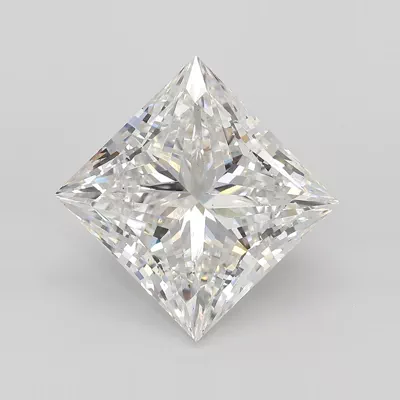 8.65ct F VS2 Rare Carat Ideal Cut Princess Lab Grown Diamond