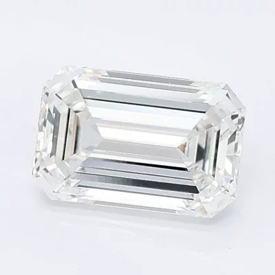 1.06ct F VS1 Rare Carat Ideal Cut Emerald Lab Grown Diamond