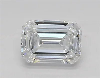 1.17ct D VVS1 Excellent Cut Emerald Lab Grown Diamond