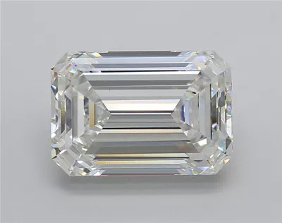 5.02ct F VS1 Rare Carat Ideal Cut Emerald Lab Grown Diamond