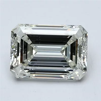 2.01ct J VS2 Rare Carat Ideal Cut Emerald Diamond