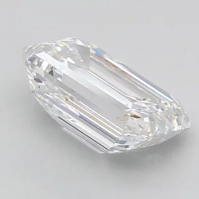 2.09ct D VS1 Rare Carat Ideal Cut Emerald Lab Grown Diamond
