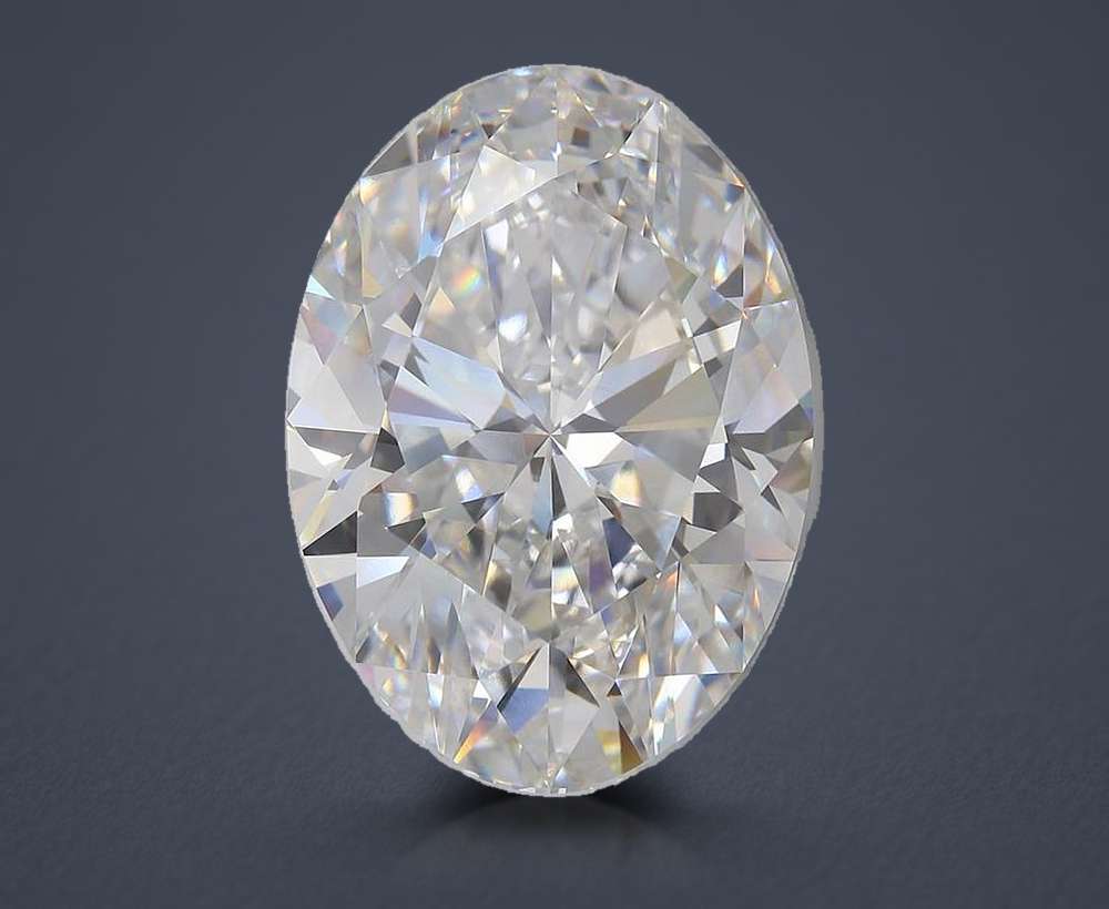 23.26ct E VVS2 Rare Carat Ideal Cut Oval Lab Grown Diamond