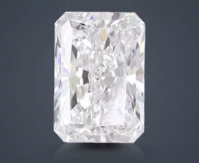 4.26ct F VVS2 Rare Carat Ideal Cut Radiant Lab Grown Diamond
